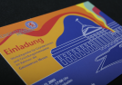 Einladungskarte fr die Grndertage Hessen in Wiesbaden